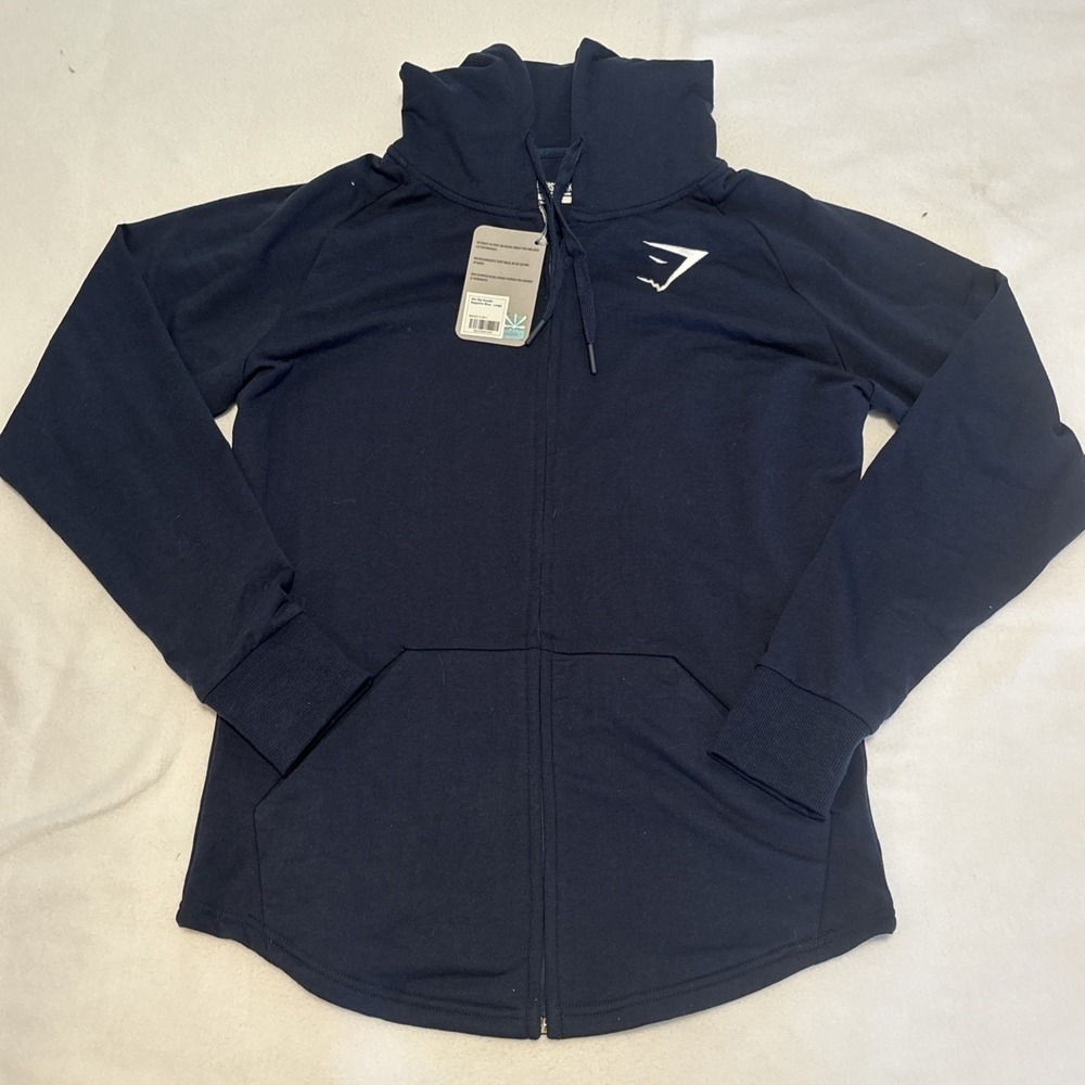 Gymshark Full Zip Up Jacket W/ Hood Size Large New With Tags